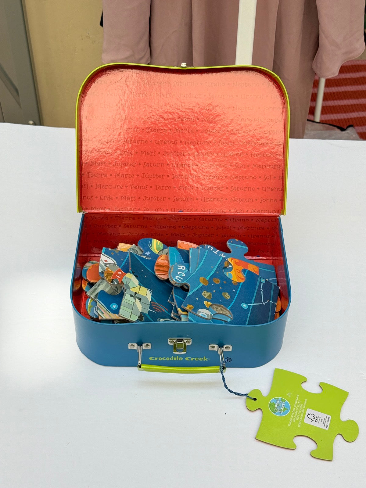 Crocodile Creek Solar System Puzzle Suitcase