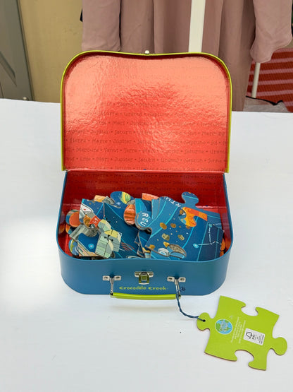 Crocodile Creek Solar System Puzzle Suitcase