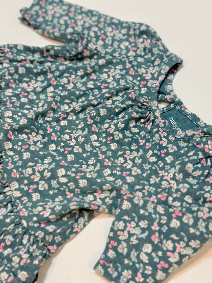 Baby Gap Floral Ruffle Dress 3-6m