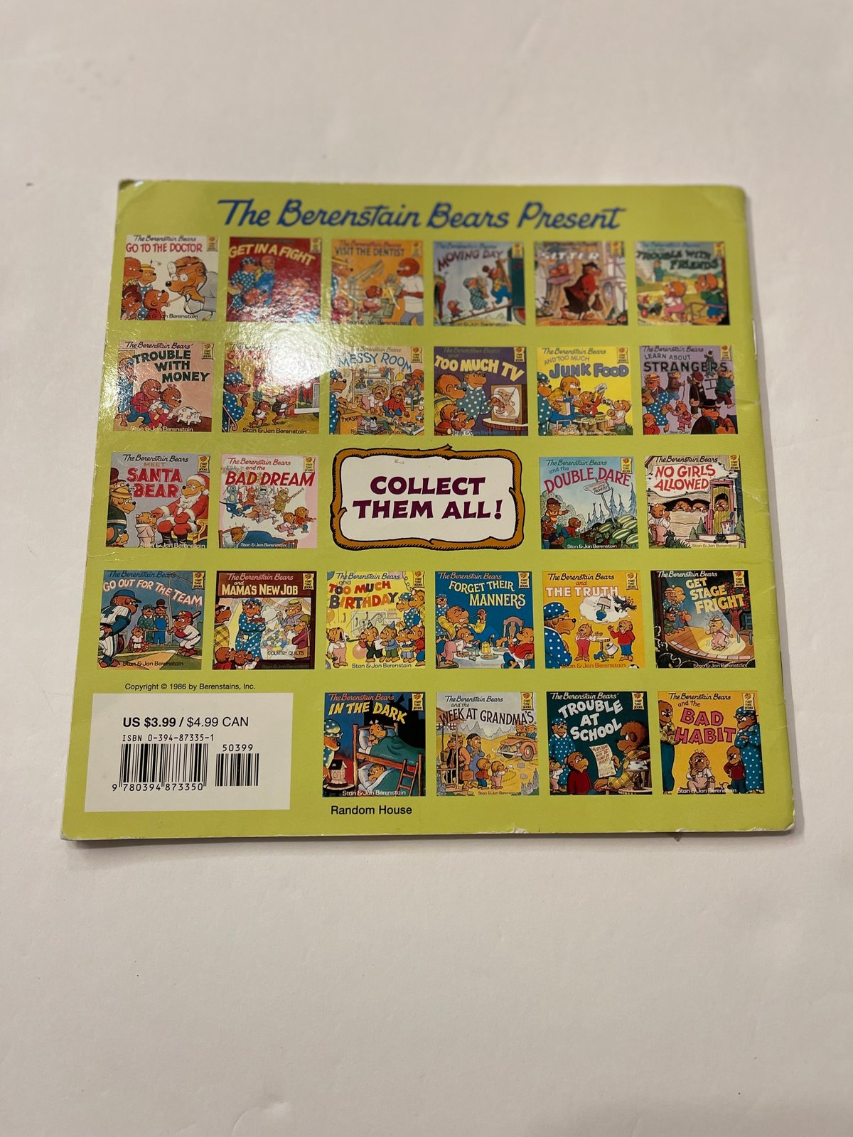 Stan & Jan Berenstain The Berenstain Bears and the Week at Grandma's