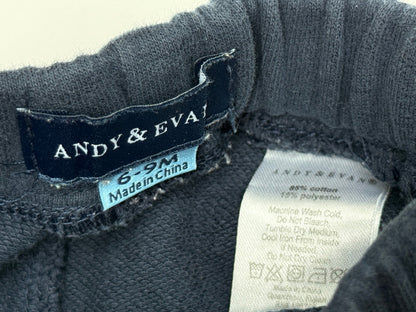 Andy & Evan Navy Joggers 6-9M