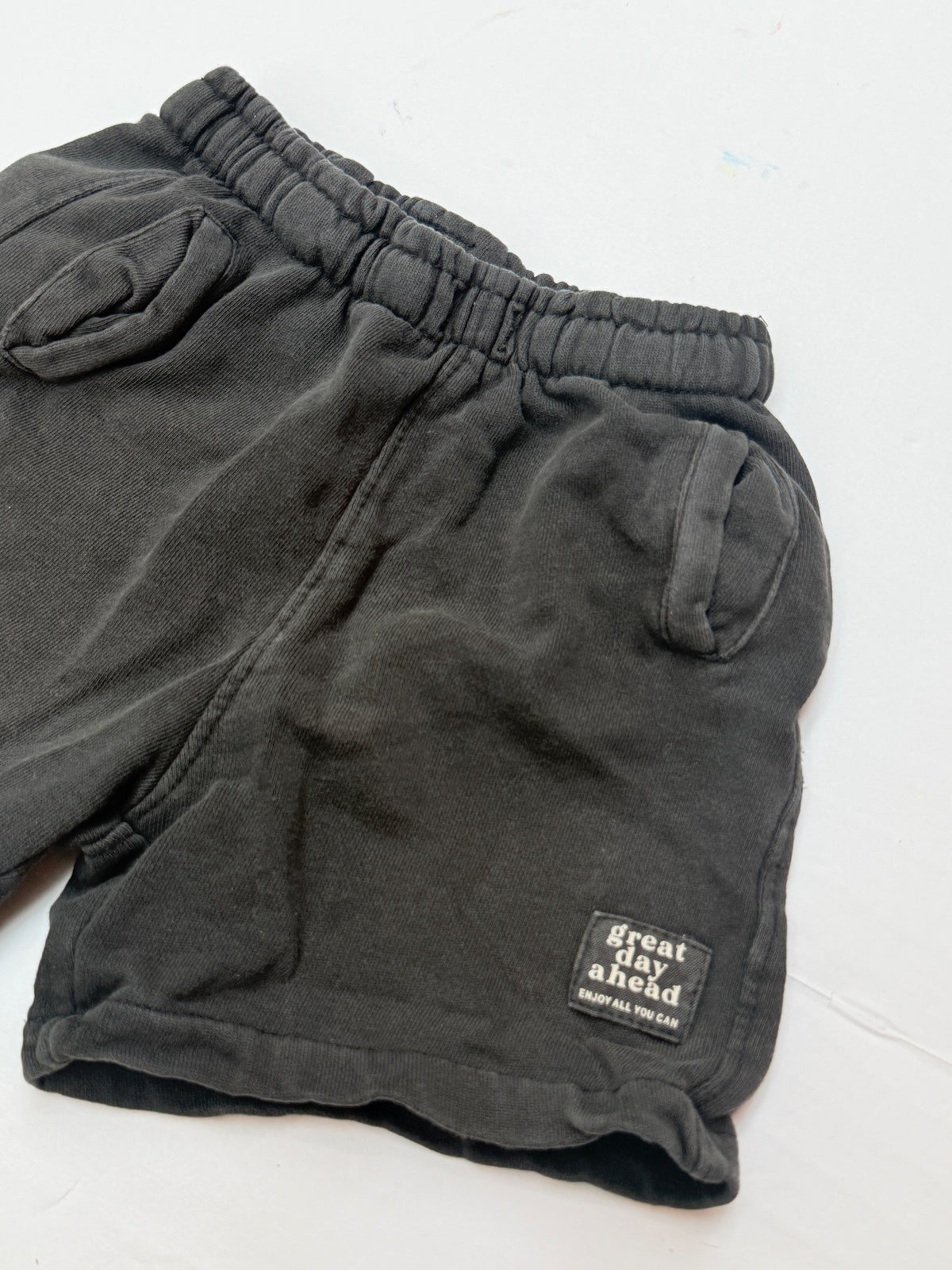 Zara Black Ear Pocket Shorts Size 6Y