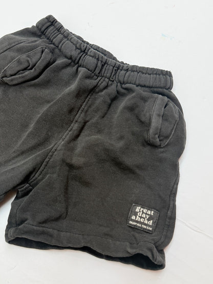 Zara Black Ear Pocket Shorts Size 6Y