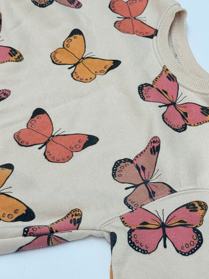 Zara Butterfly Print Sweatshirt 2-3Y