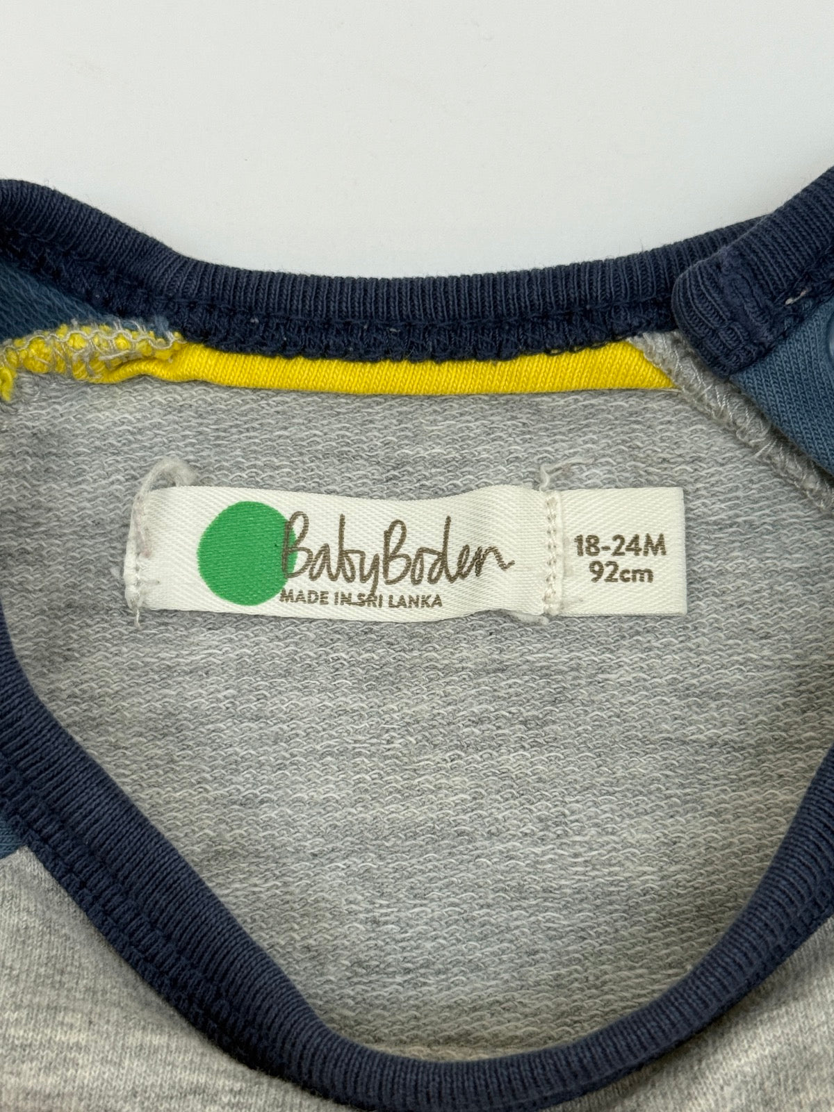 Baby Boden Bus Applique Long Sleeve Shirt 18-24M