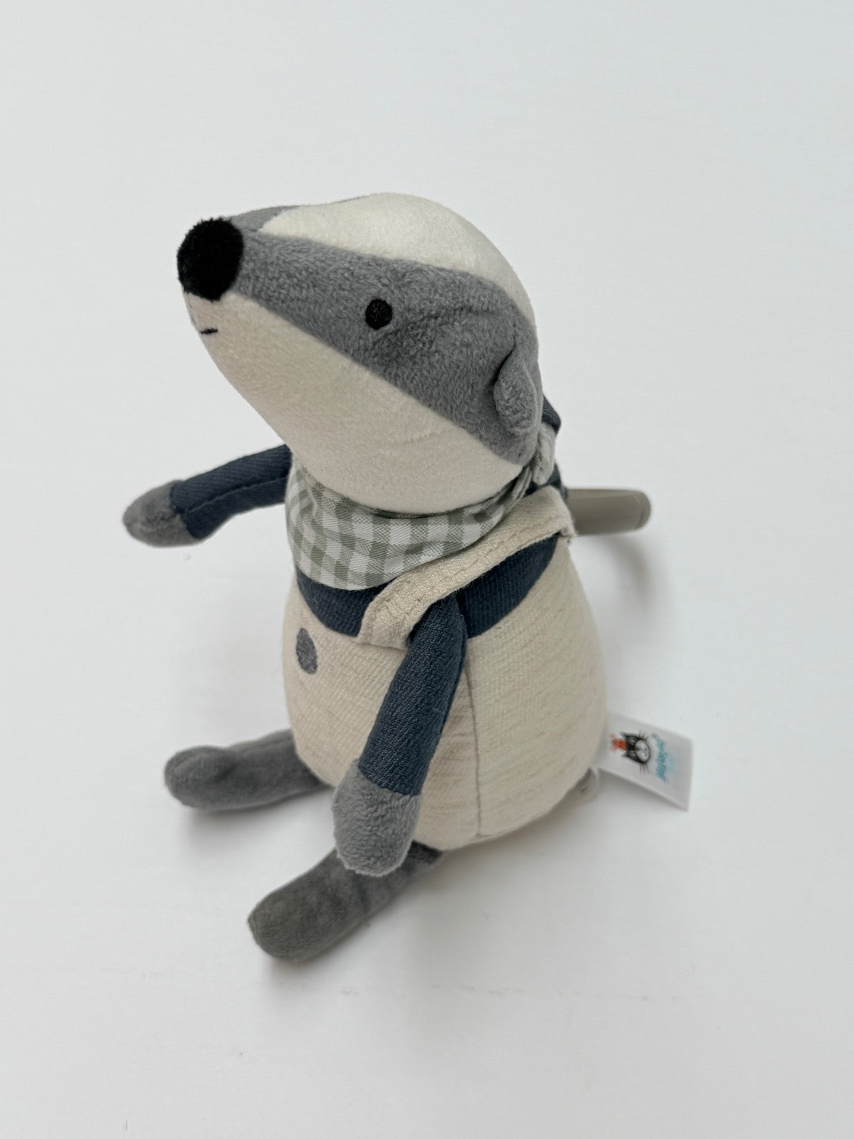 Jellycat Riverside Rambler Badger Baby Activity Toy