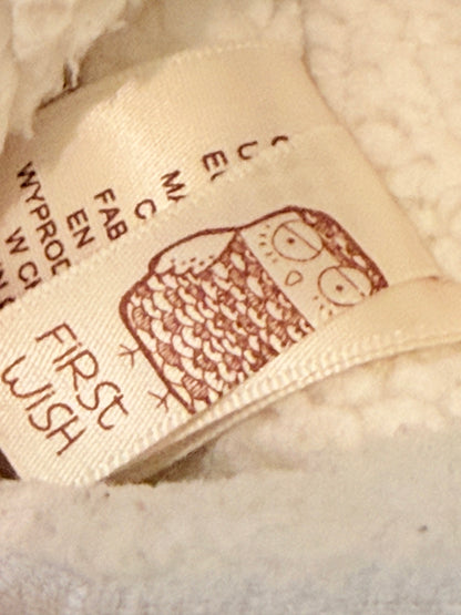 First Wish Gray Quilted Snowsuit 0-3M