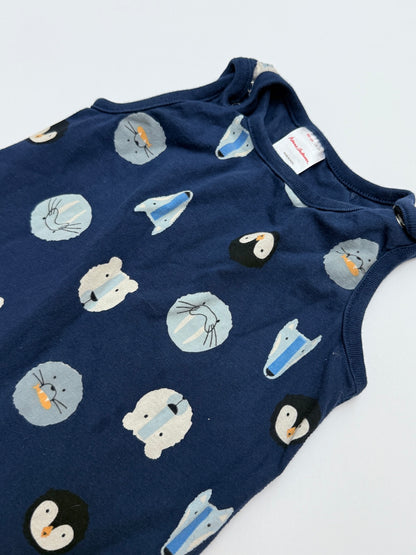 Hanna Andersson Arctic Animals Romper 3T