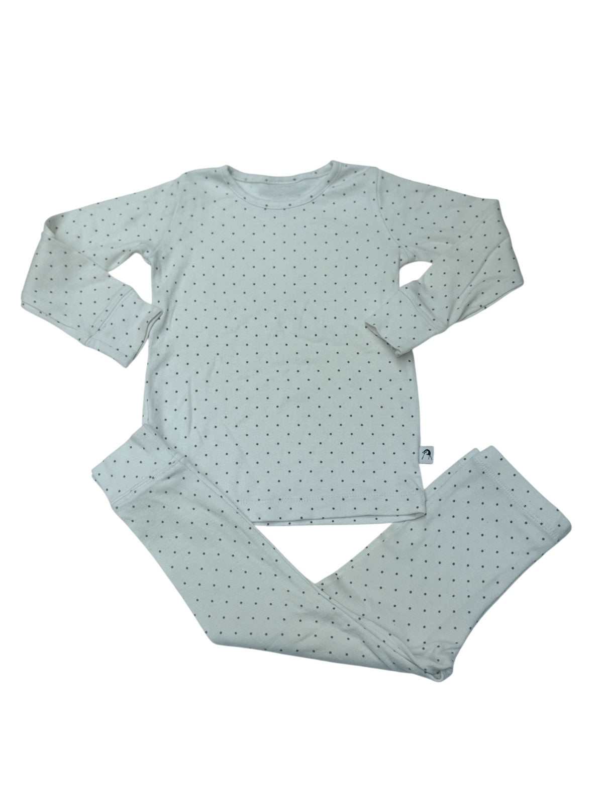 Konny Cream Dotted Pajama Set 2-3y
