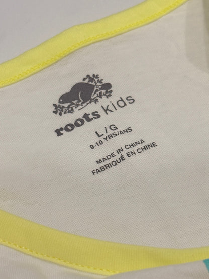 Roots Kids Graphic Tie-Front T-Shirt 9-10y