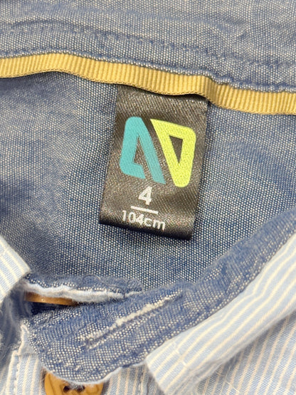AV Sports Print Button-Up Shirt 4T