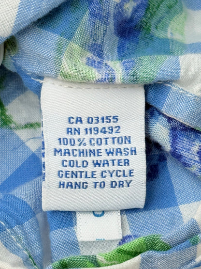 April Cornell Blueberry Gingham Dress Size 5/6