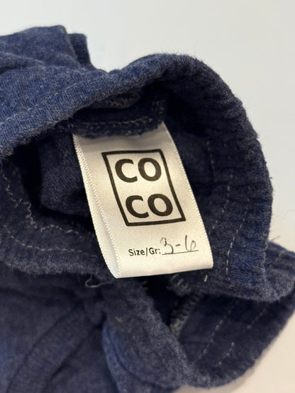 CoCo Navy Jogger Sweatpants 3-6M