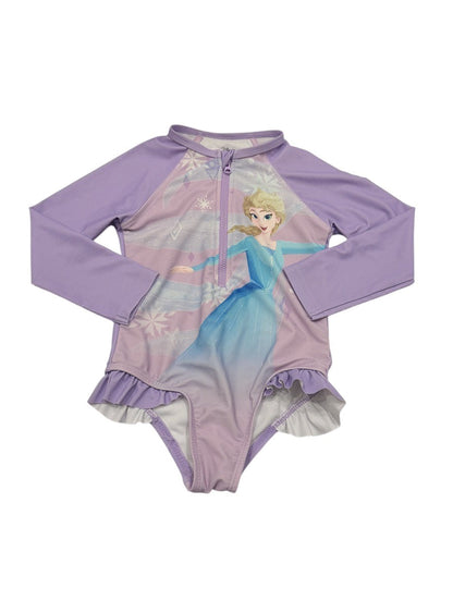 Disney Frozen Elsa Long Sleeve Swimsuit 4T