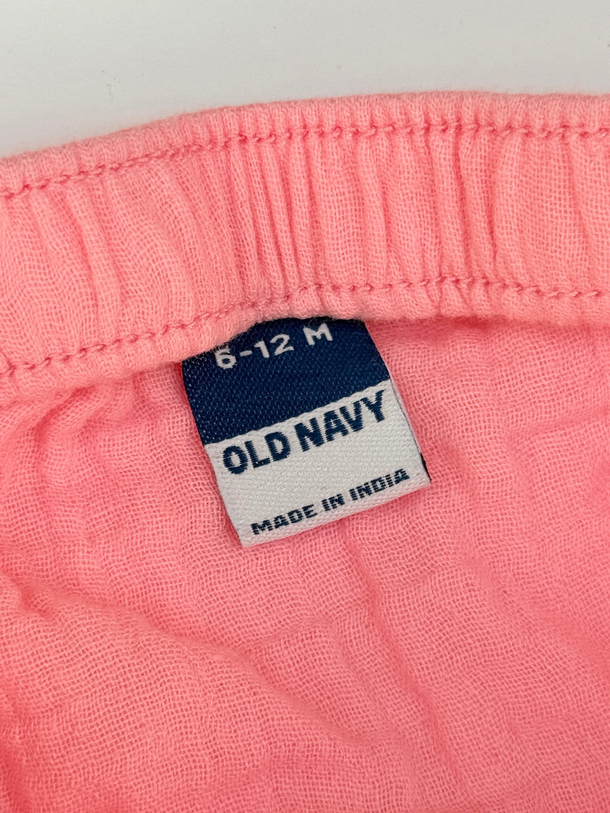 Old Navy Pink Muslin Bloomer Shorts 6-12M