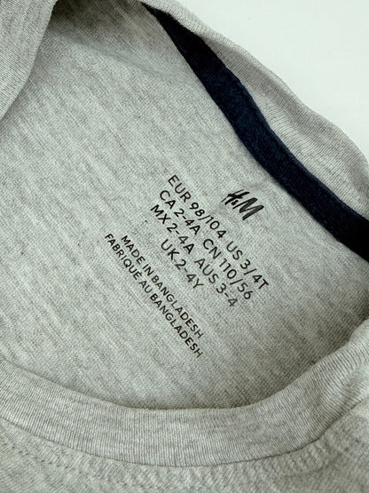 H&M Gray T-Shirt Size 3-4T
