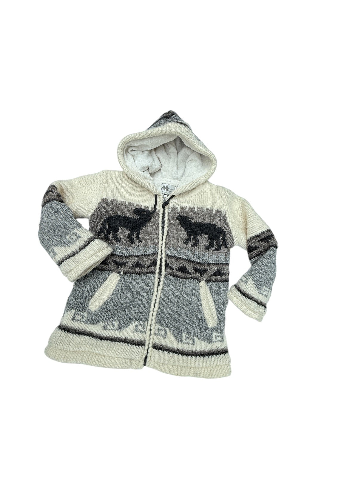Rocky Mountain Outfitters Wool Hoodie Sweater Kids 4/5T
