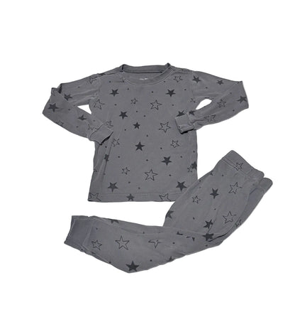 Petit Lem Gray Star Pajama Set 3T