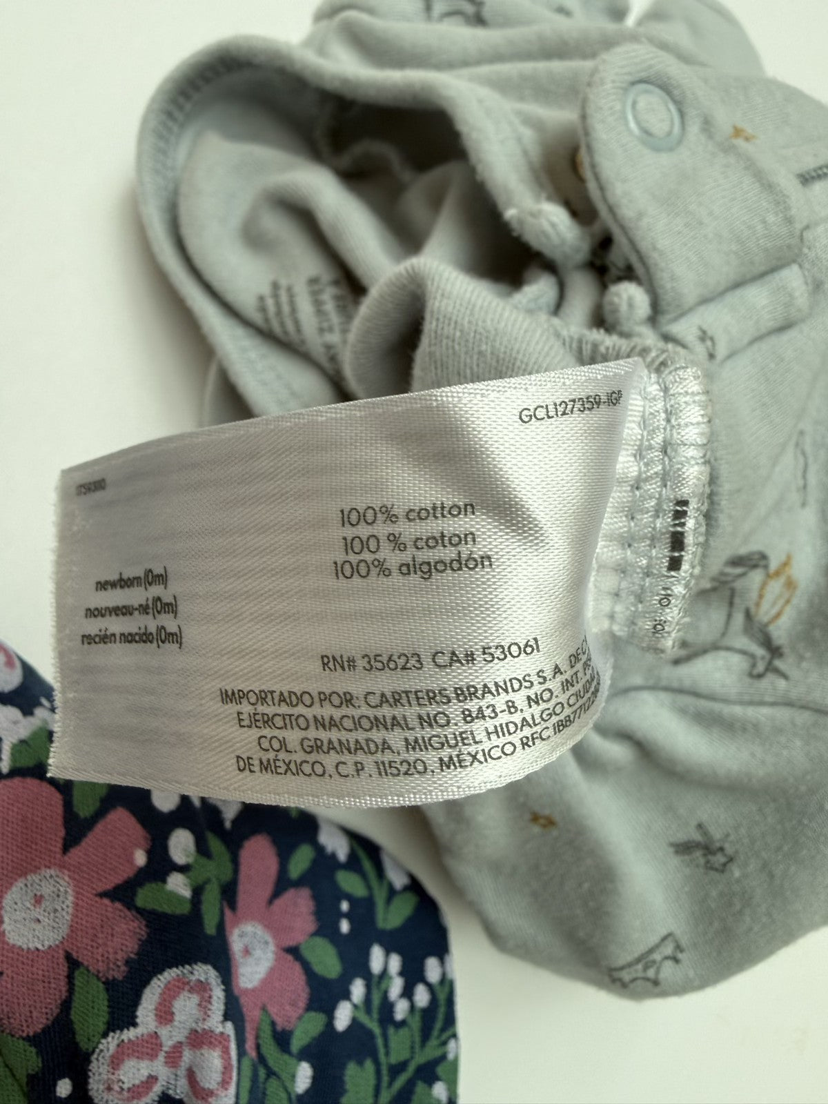 Carter's Unicorn Footed Sleeper Newborn