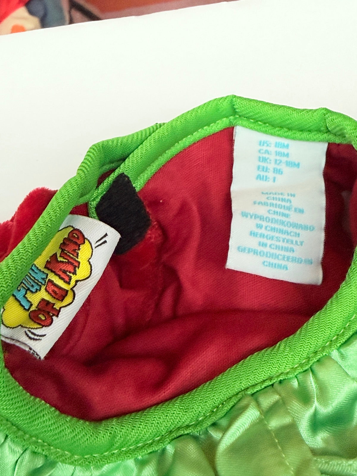 Fun of a Kind Strawberry Costume Dress Set 18M