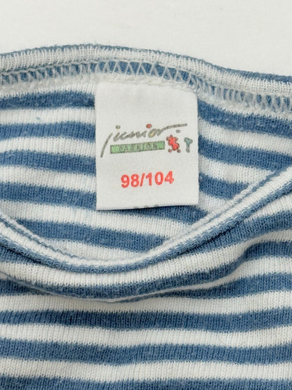 Jacky Blue Striped Bodysuit Size 3T/4T