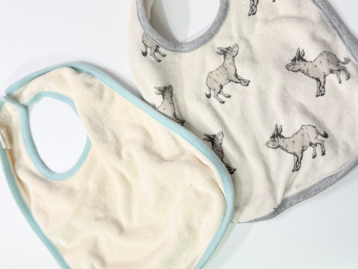 Nature Baby Organic Cotton Bib Set 6-12m