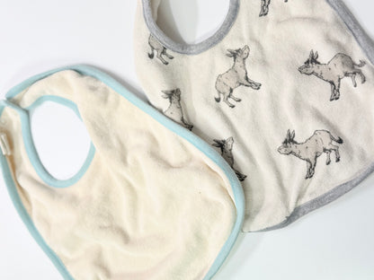 Nature Baby Organic Cotton Bib Set 6-12m