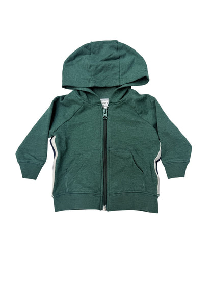 Carter's Green Zip-Up Hoodie 9M
