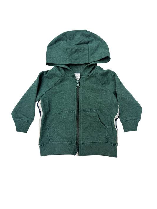 Carter's Green Zip-Up Hoodie 9M