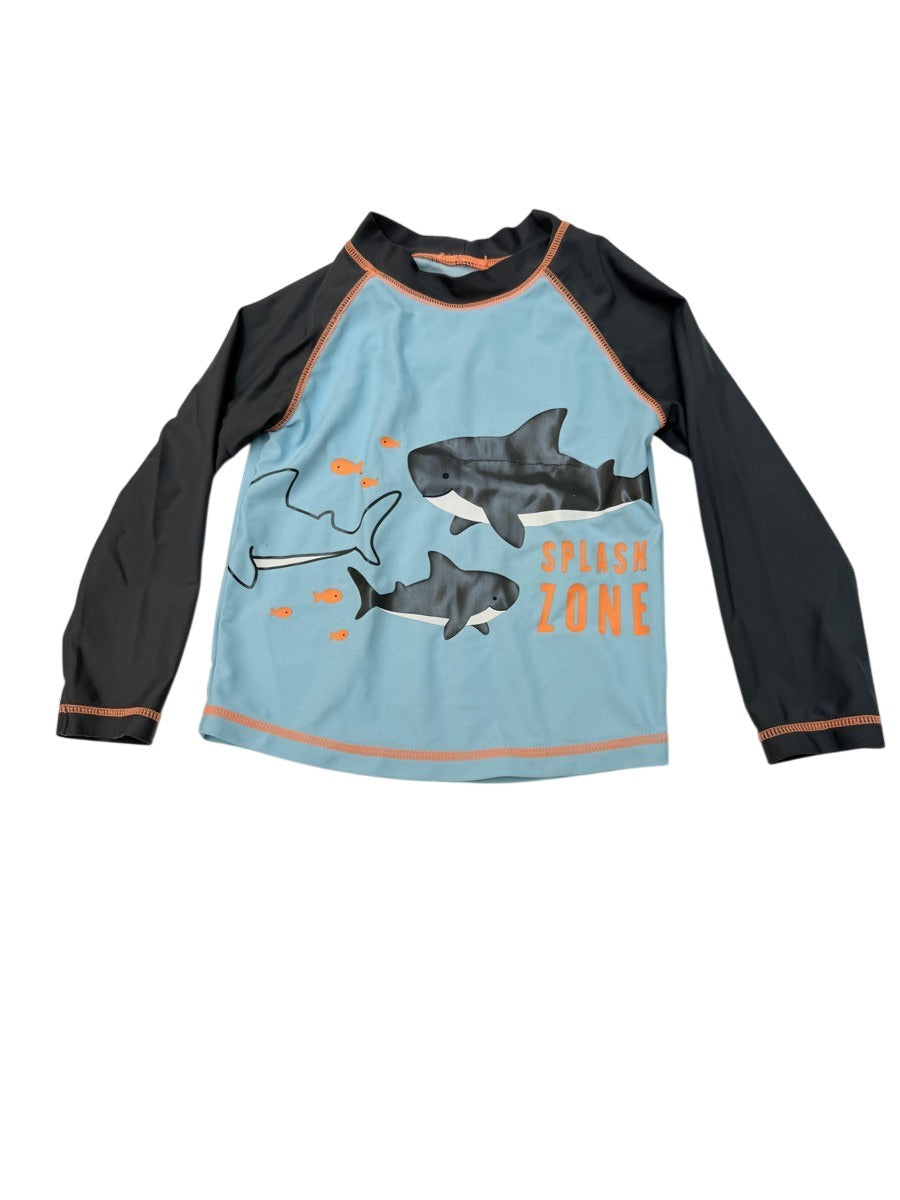 Simple Joys by Carter's Shark Rash Guard 3T