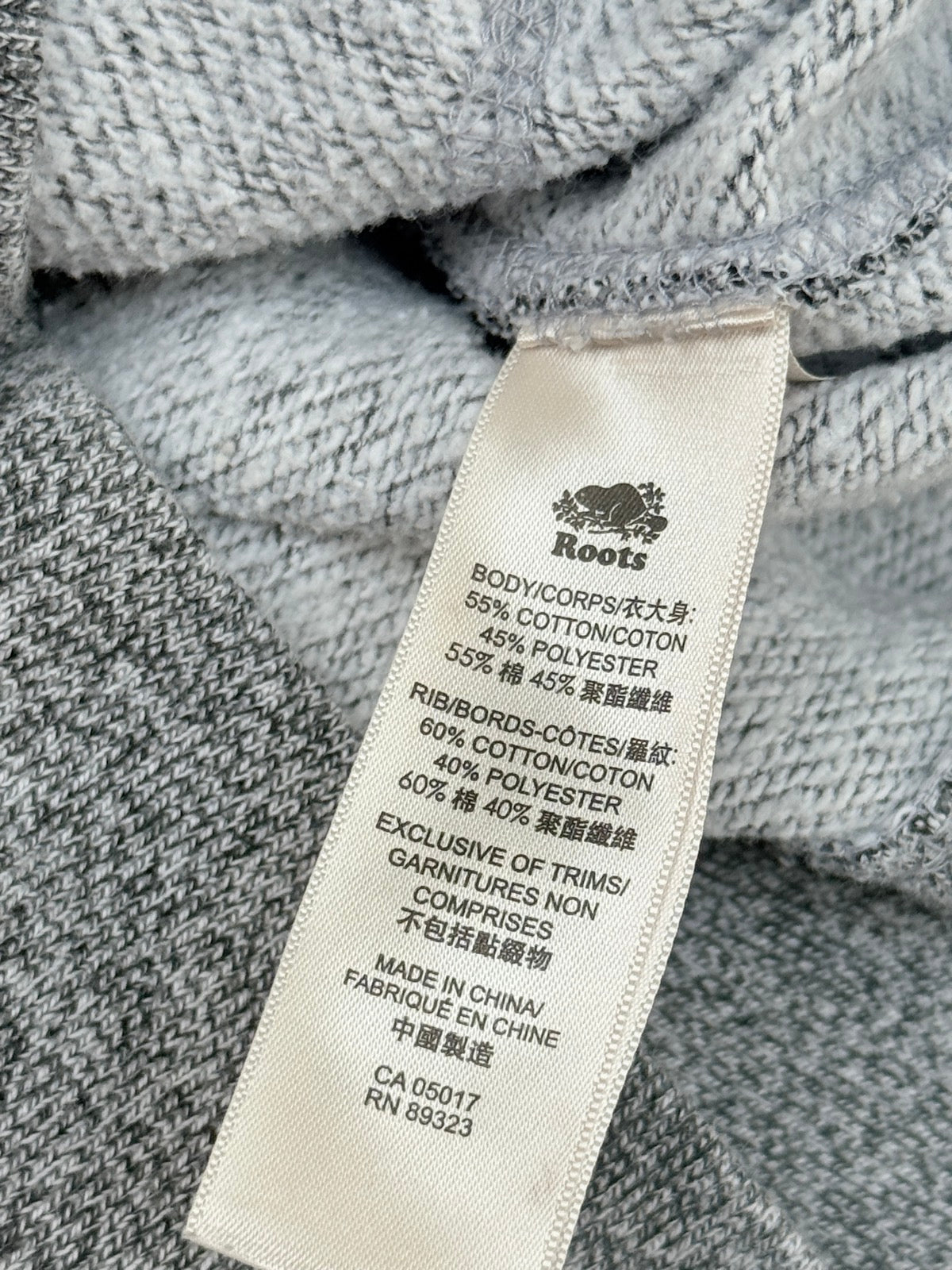 Roots Kids Gray Hoodie Size 7-8
