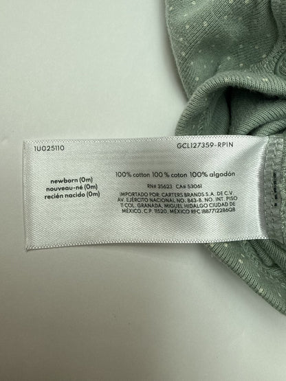 Carter's Green Polka Dot Bodysuit Newborn
