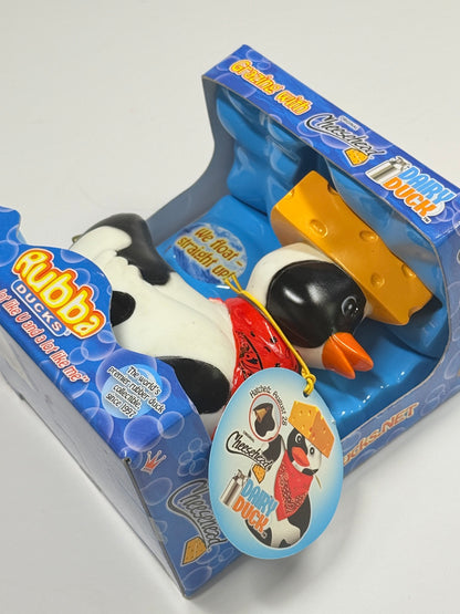 New Rubba Ducks Cheesehead Dairy Duck Collectible