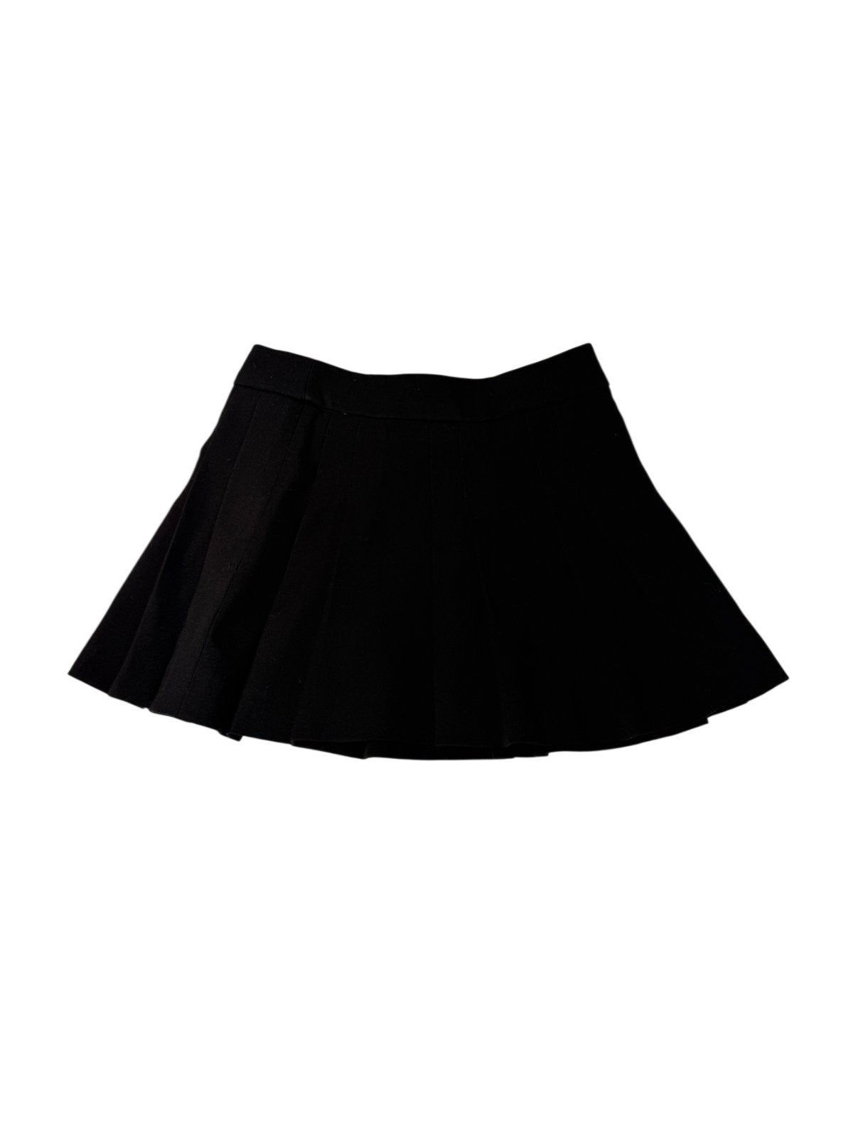 Zara Black Pleated Skirt Size 8