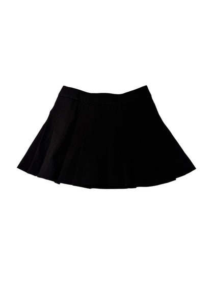 Zara Black Pleated Skirt Size 8