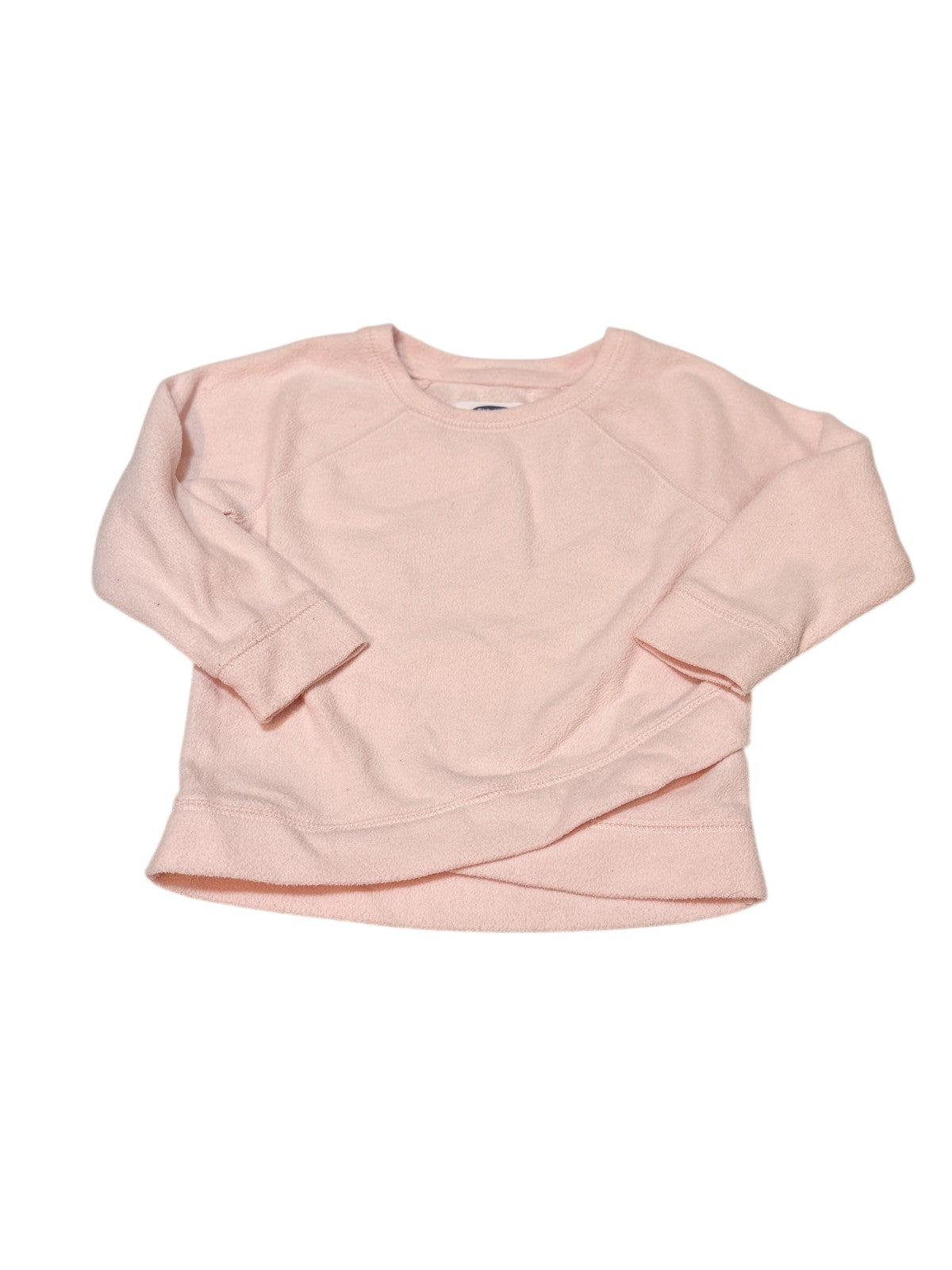 Old Navy Pink Fleece Crossover Sweatshirt 3T