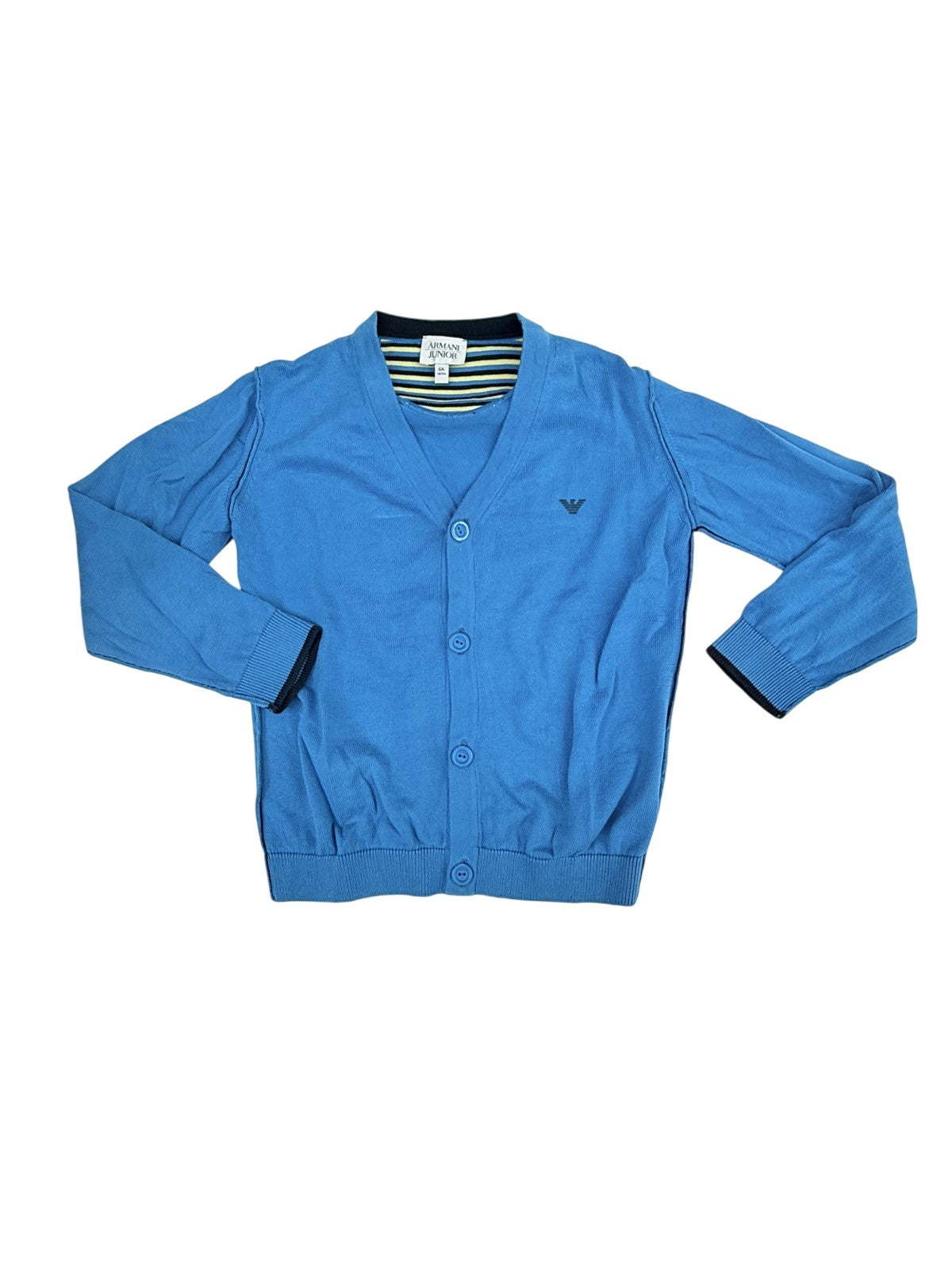 Armani Junior Blue Cardigan Size 6A