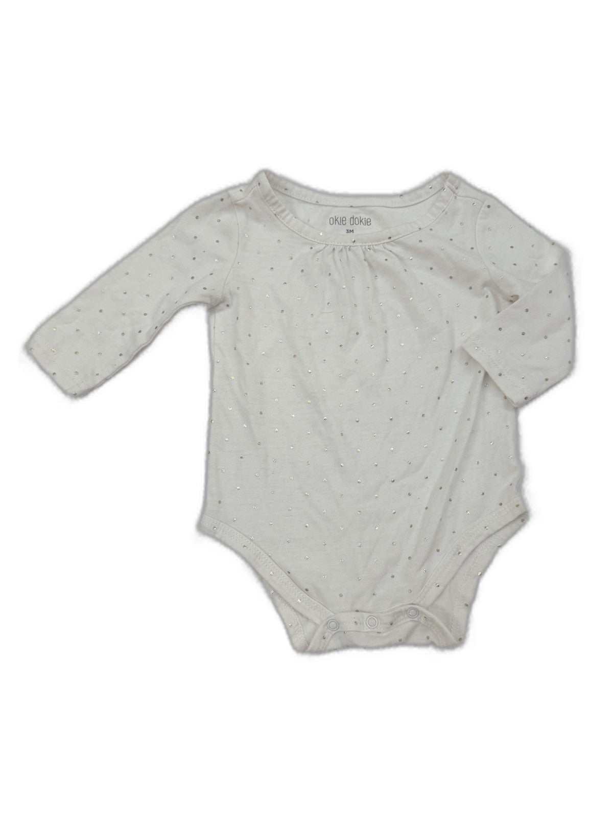 Okie Dokie Gold Dot Bodysuit 3M