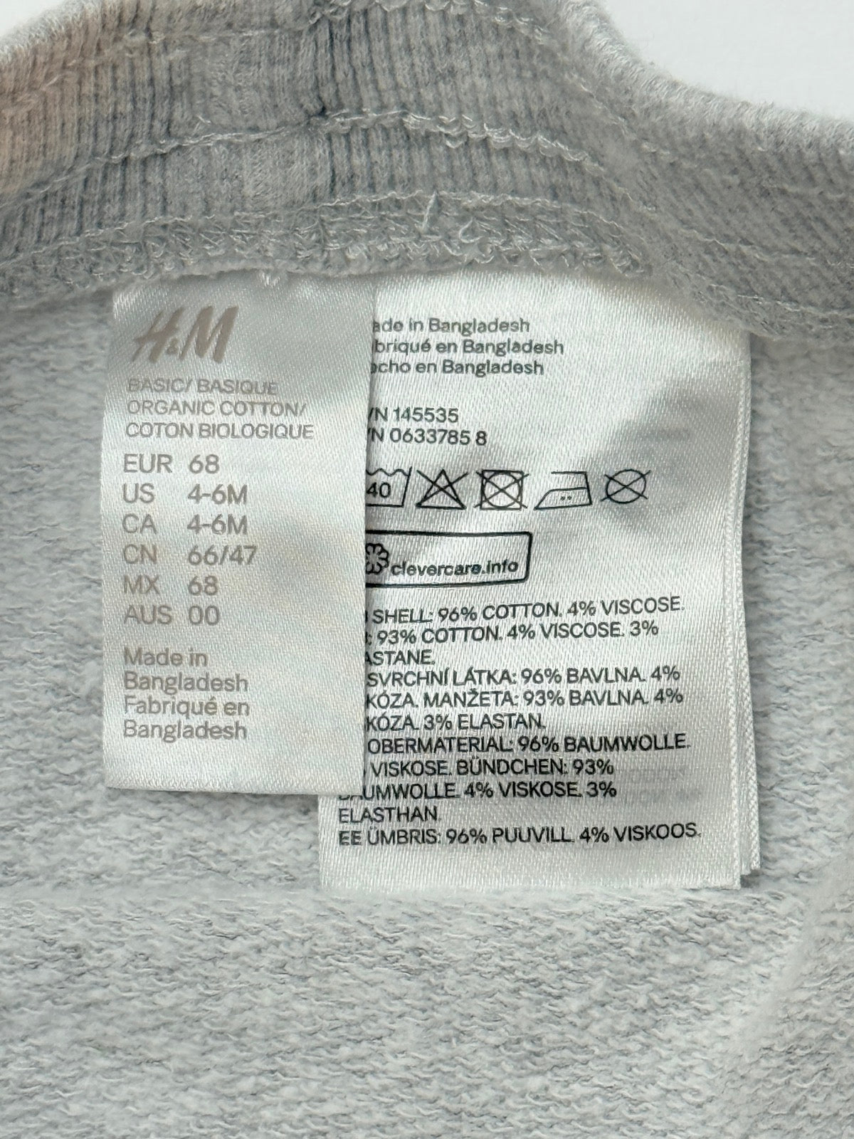 H&M Star Print Joggers 6-9M