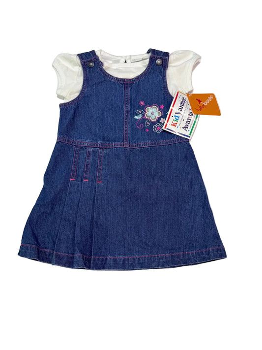 Vintage Y2K Baby Boots Shirt Nevada Jumper Dress Set 18m