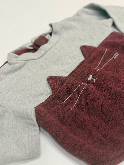 Dear Baby Cat Sweatshirt Size 12-18m