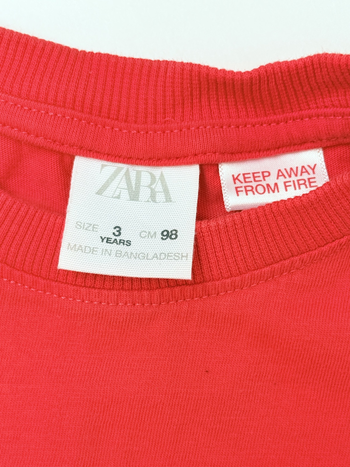 Zara Red Pocket T-Shirt 3T