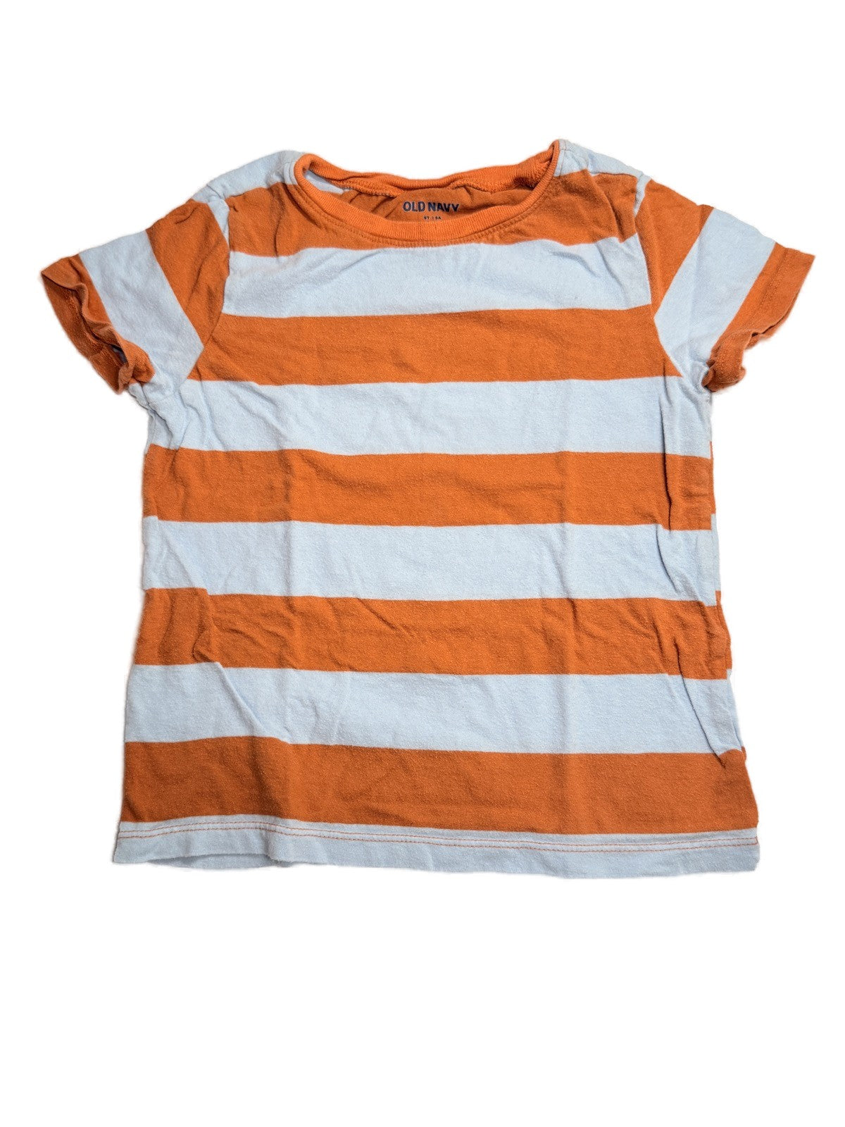 Old Navy Orange Blue Stripe T-Shirt 5T