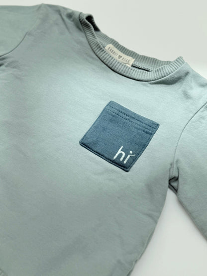 Rabbit Bear Hi Pocket Sweatshirt 18M