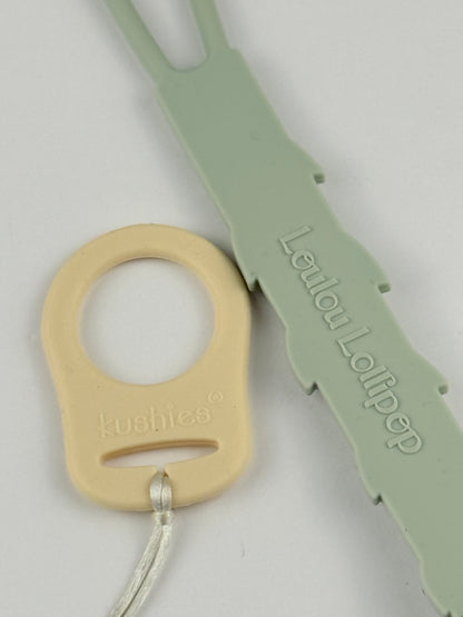 Kushies & Loulou Lollipop Pacifier Clips Set of 2