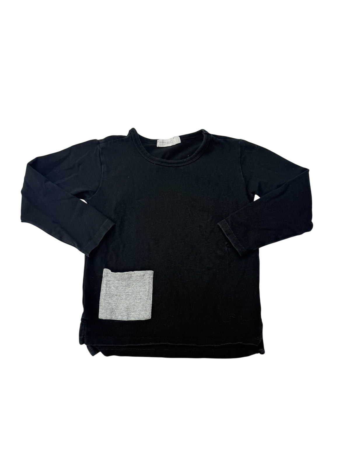 Miles Black Long Sleeve Top Size 3