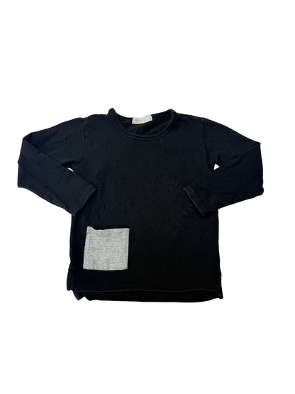 Miles Black Long Sleeve Top Size 3