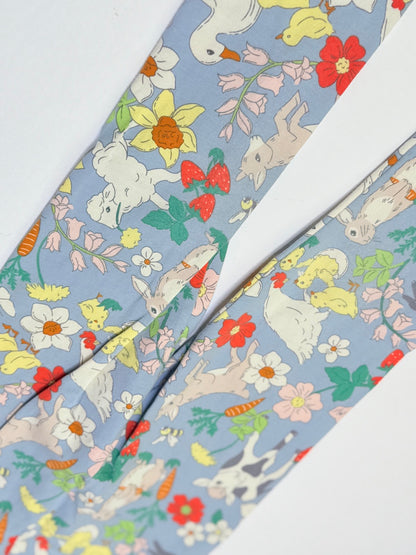 Mini Boden Floral Animal Leggings Size 6-7Y