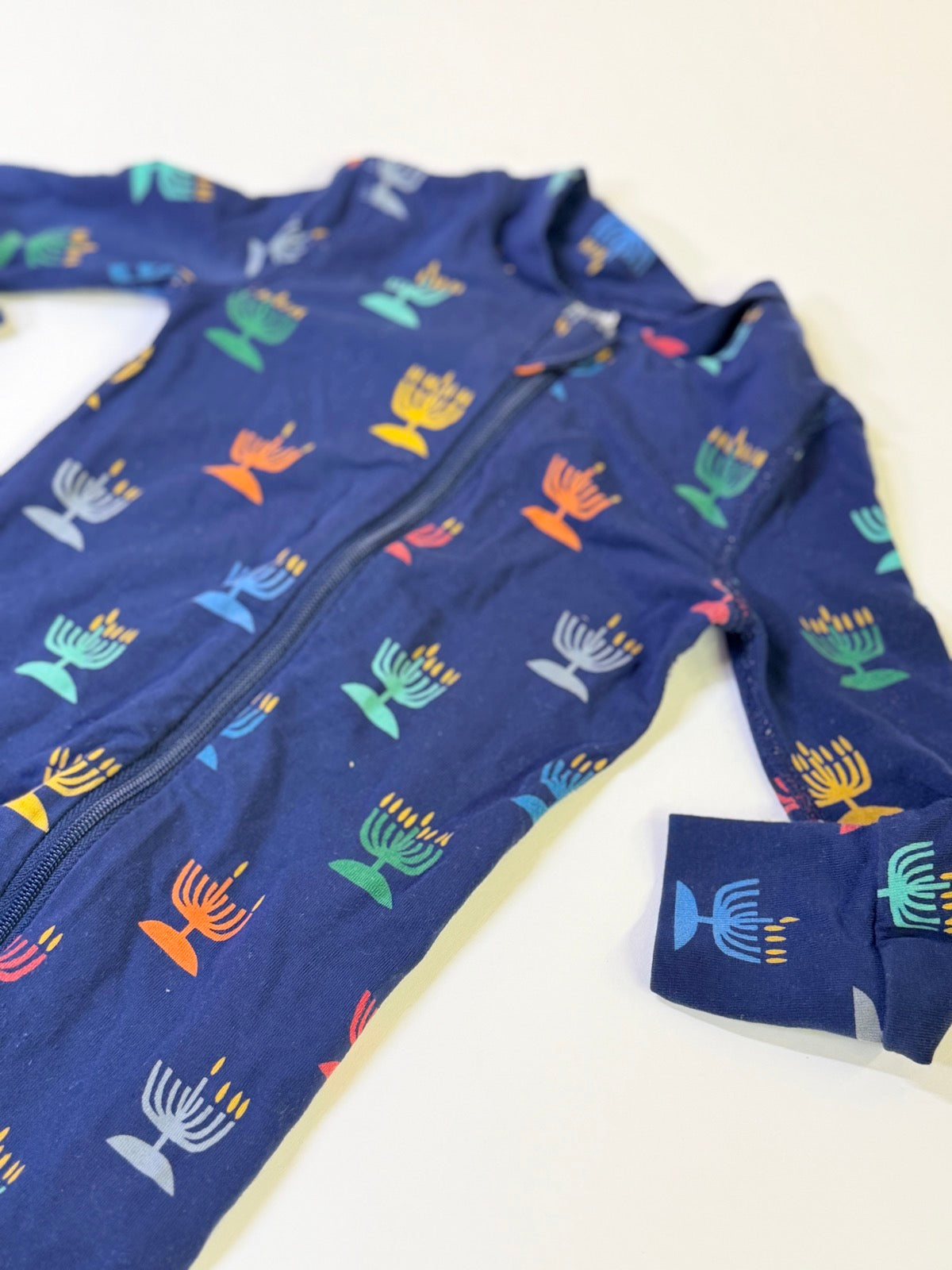 Hanna Andersson Menorah Footless Sleeper 6-12m