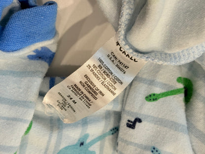 Pekle Guitar Print Footed Sleeper 24M